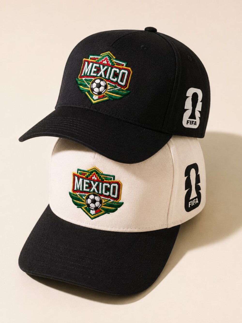 Mexico Black FIFA World Cup Tribue 5 Panel Snapback Hat Cap Mexico